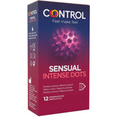 CONTROL - SPIKE CONDOMS WITH TAPERED POINTS 12 UNITS